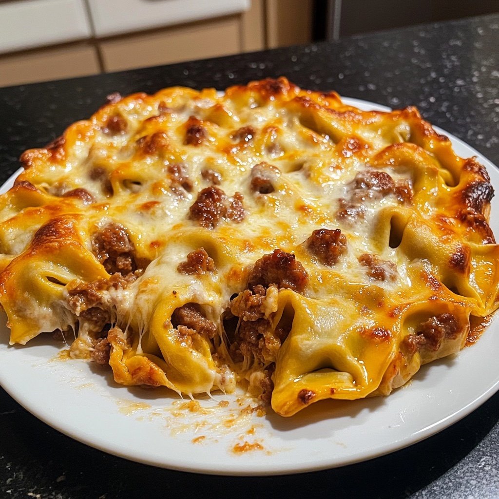 Baked Tortellini with Sausage