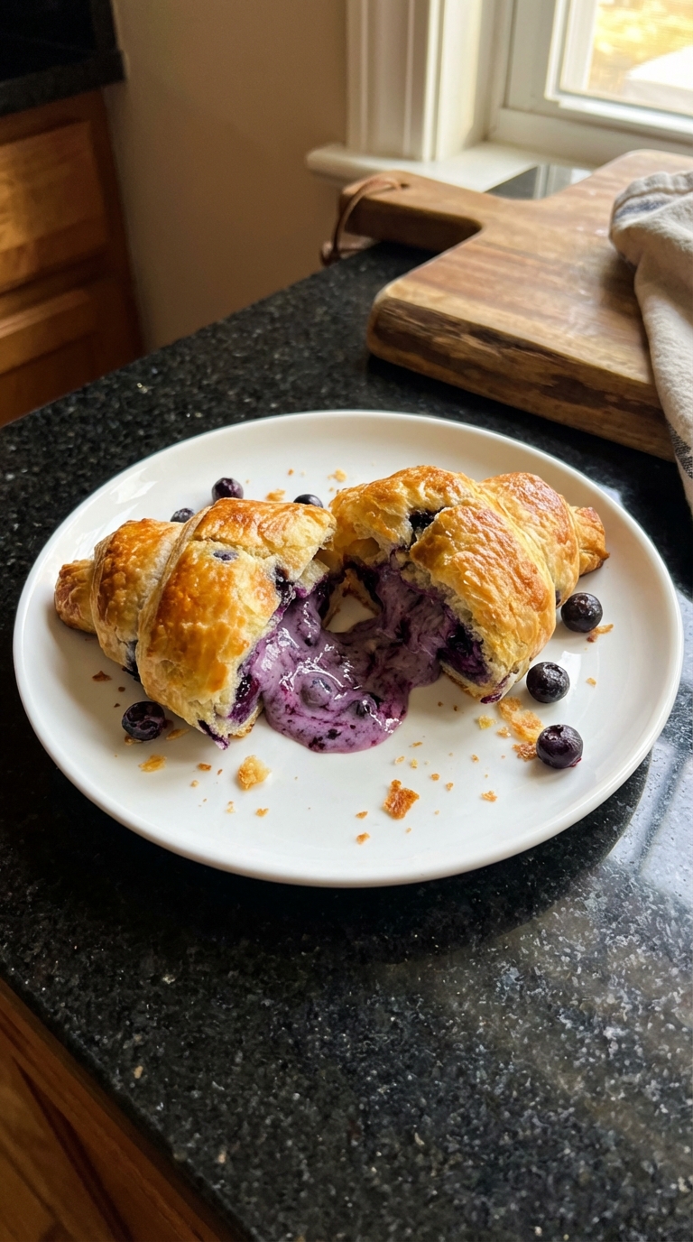 Blueberry Scone Croissant Surprise
