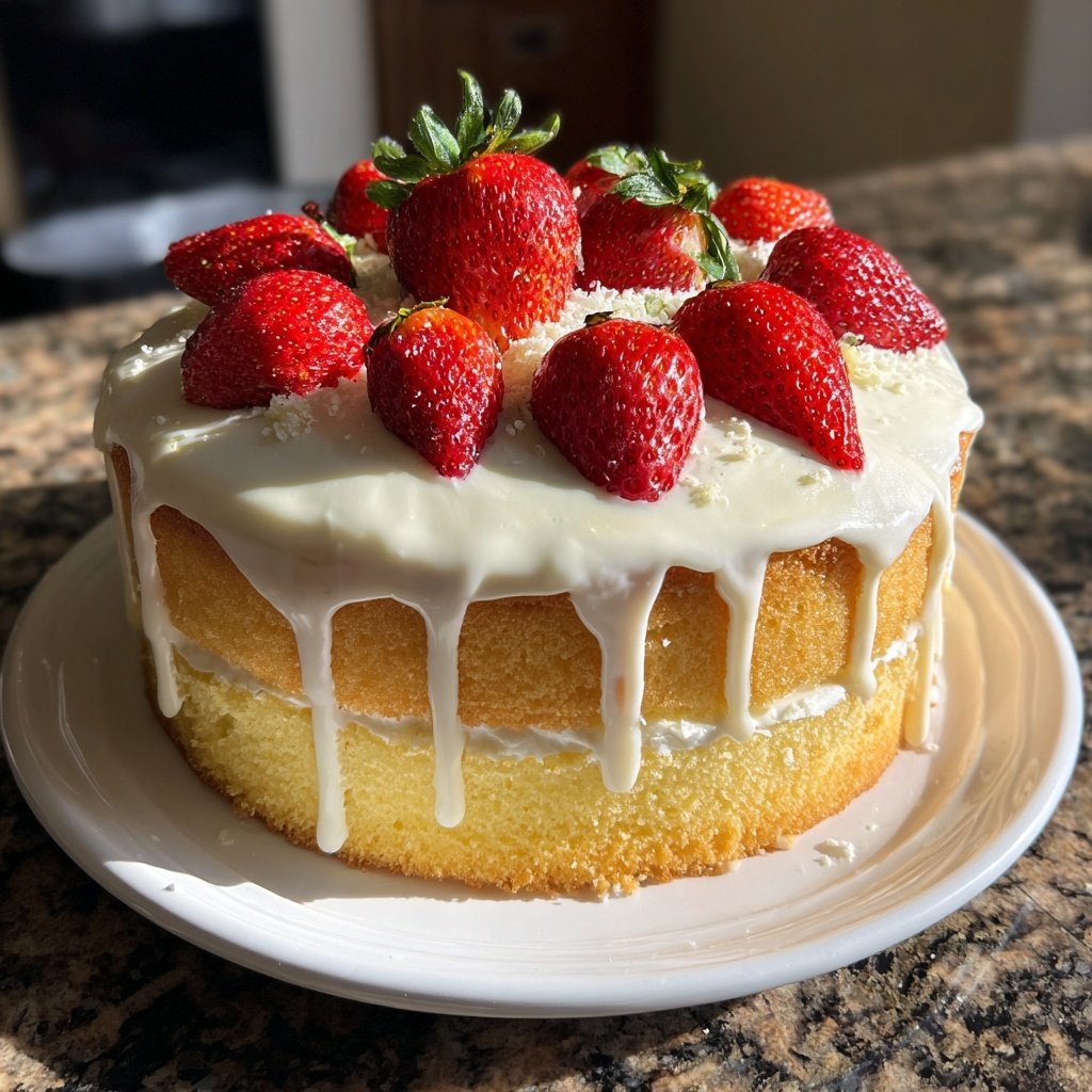 The VERY BEST Homemade Vanilla Cake
