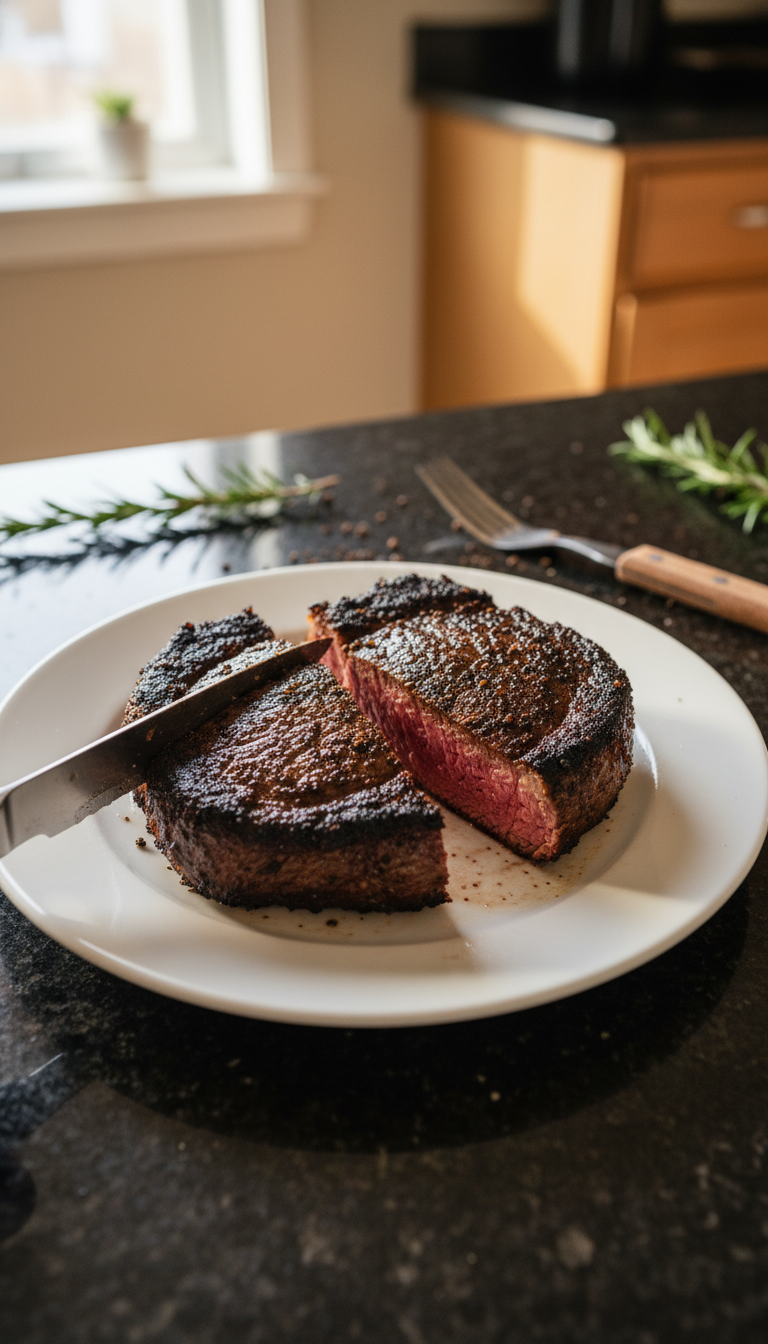 Coffee Rubbed Filet Mignon