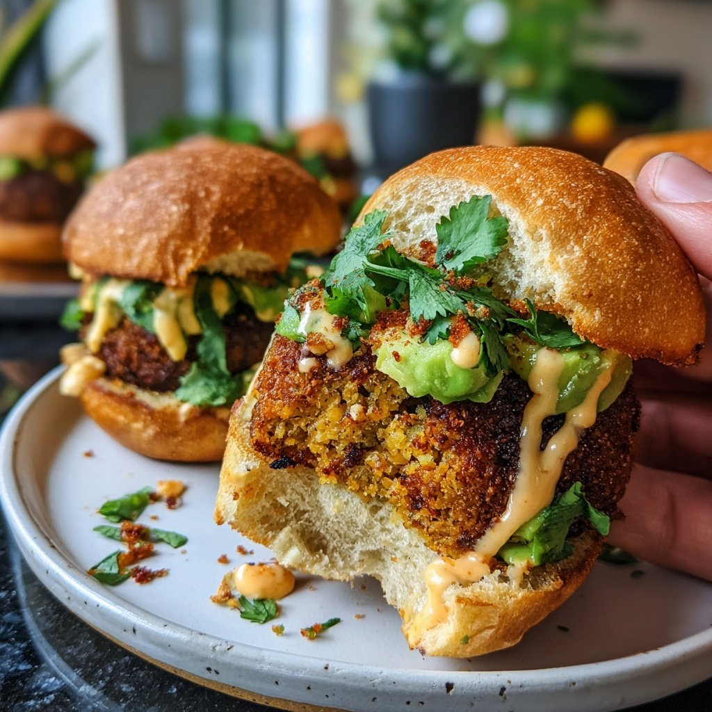 Crispy Chickpea Sliders