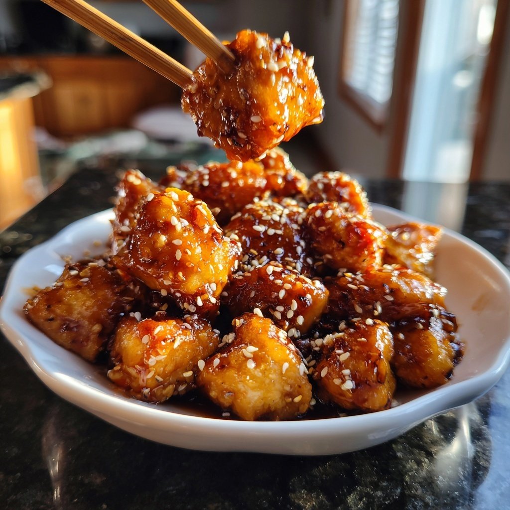 Honey Garlic Chicken Bites