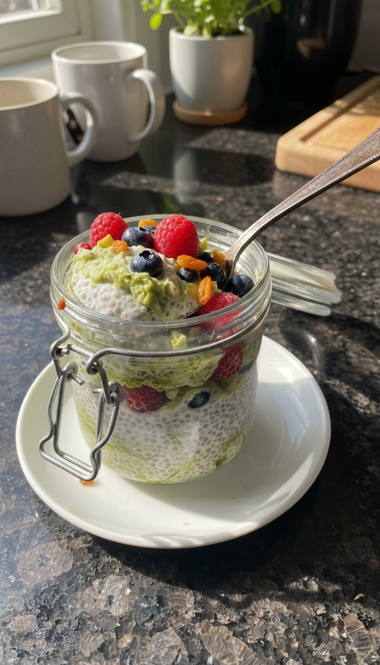 Chia Dandelion Power Pudding