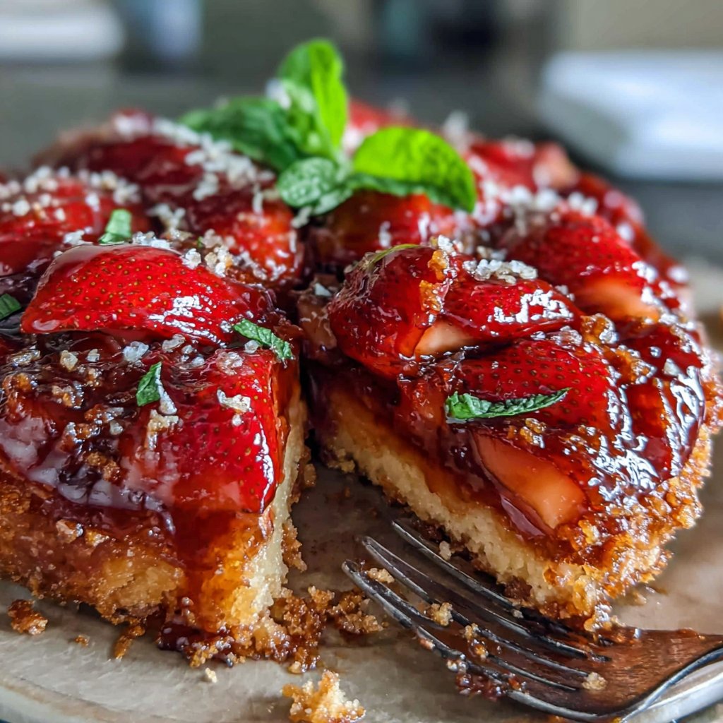 Gourmet Strawberry Tarte Tatin