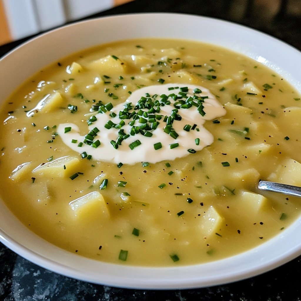 Creamy Potato Leek Soup for Cold Winter Nights