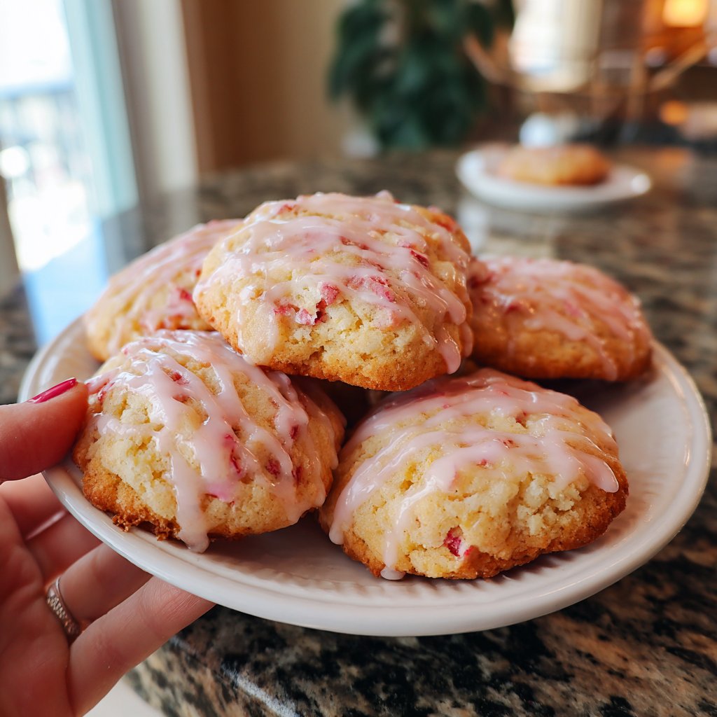 Spring Strawberry Lemonade Cookies