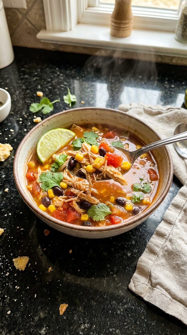 Chili Lime Chicken Soup