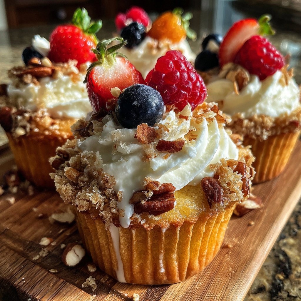 Fruit and Nut Cupcake Medley