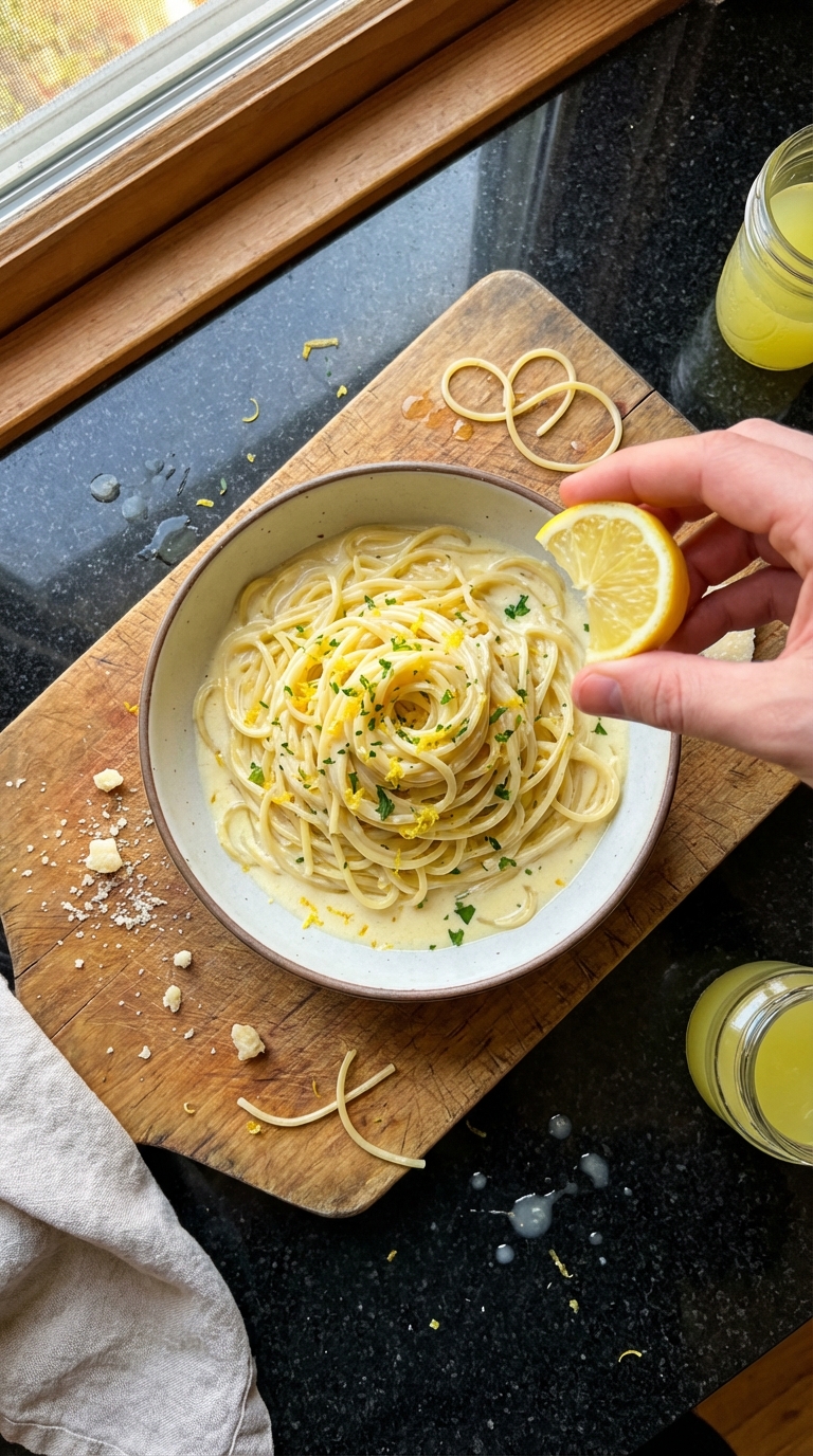 Zesty Limoncello Pasta Dish