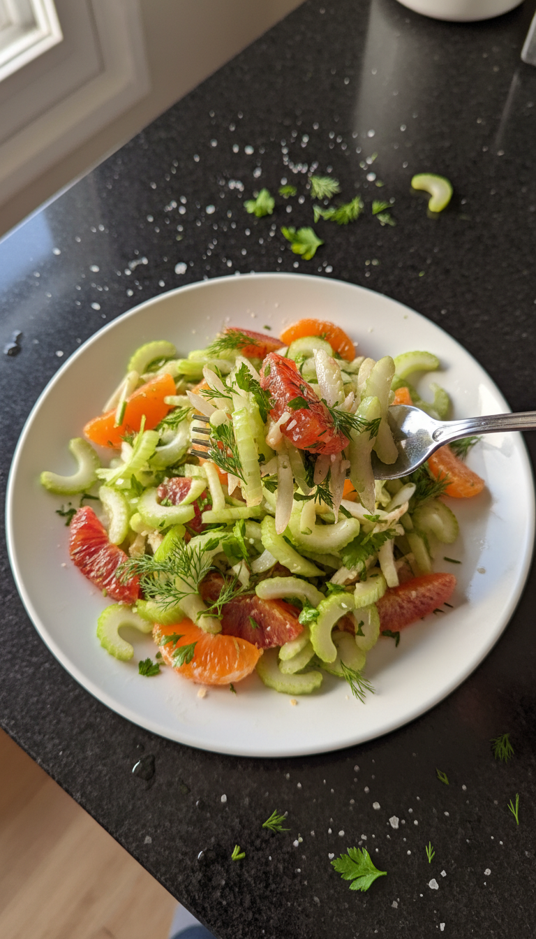 Crunchy Celery and Citrus Salad