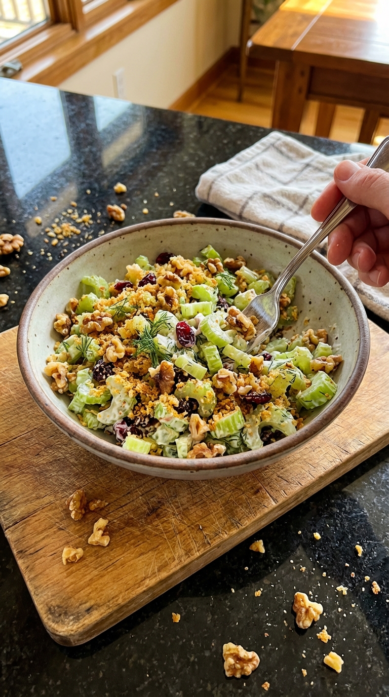 Crunchy Celery Salad with Nuts