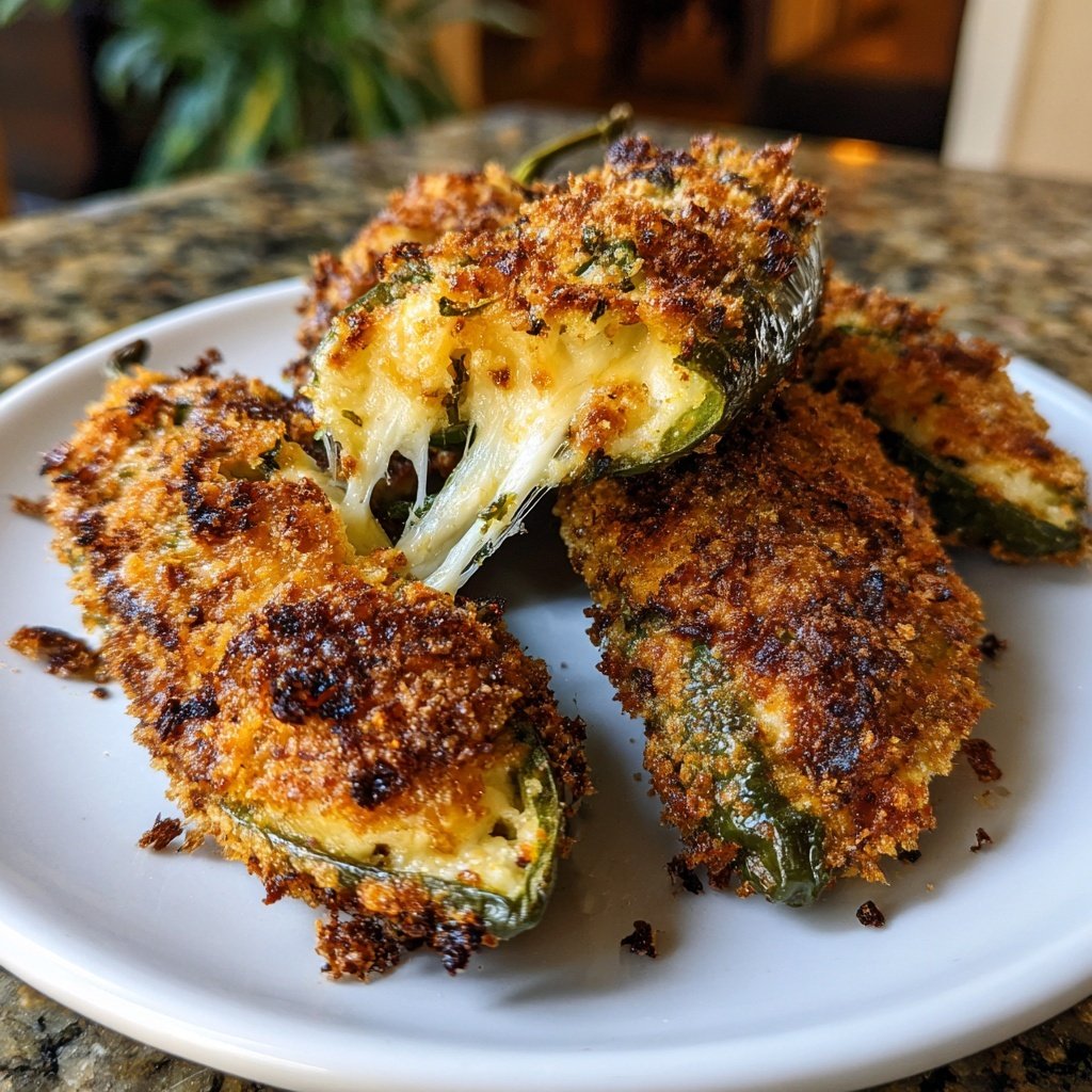 Stuffed Jalapeño Poppers with Cream Cheese