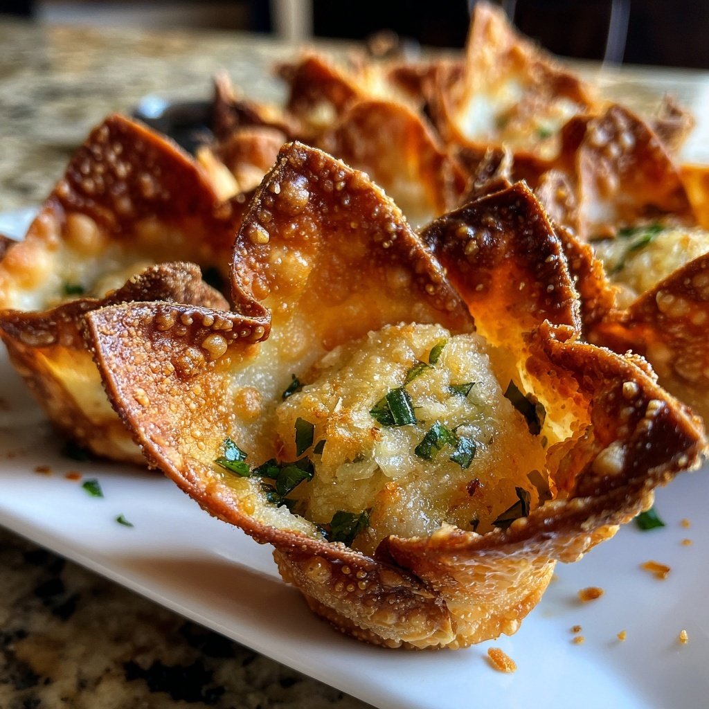 Crab Rangoon Cups Wonton