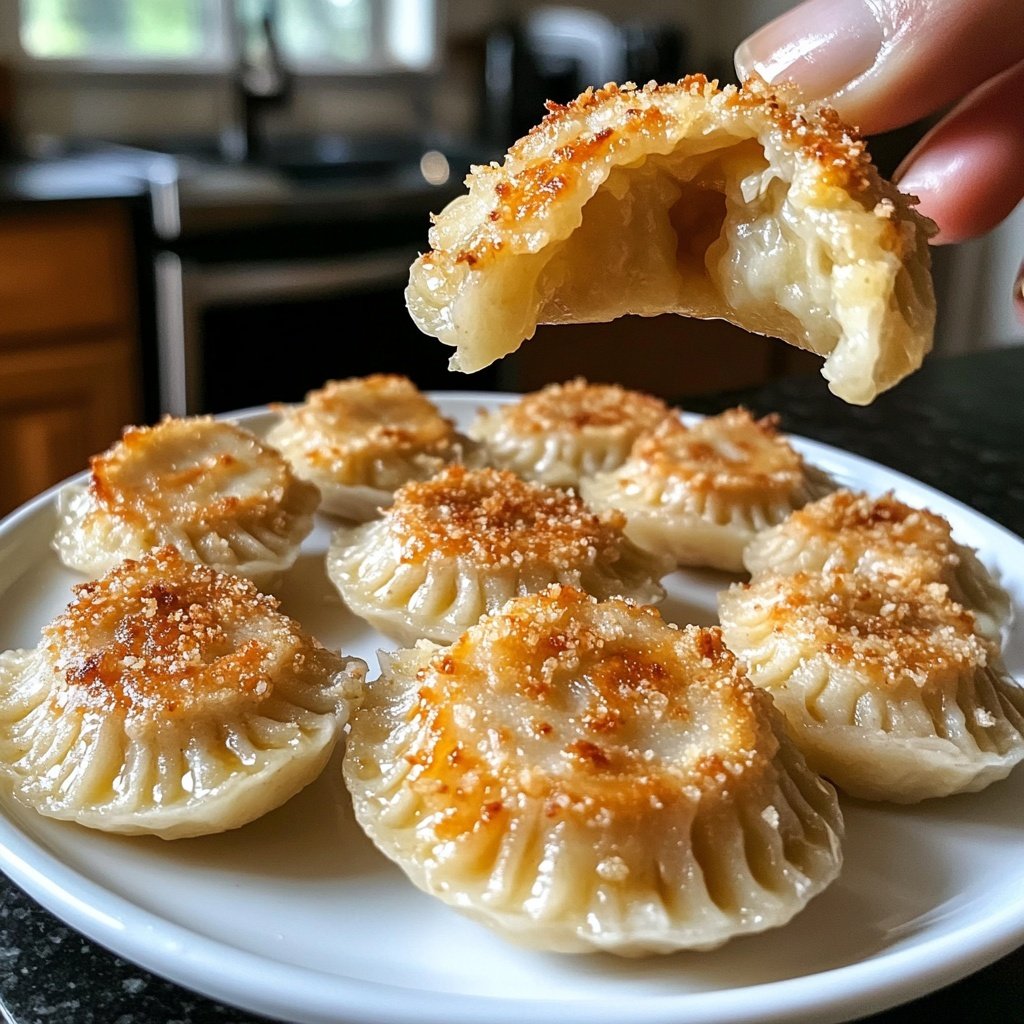 Potato Dumplings with Butter Crumbs and Parsley