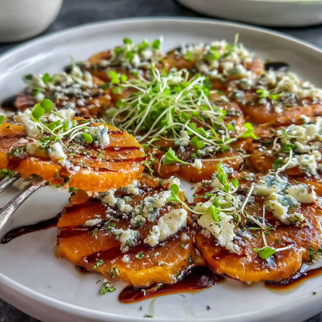 Golden Beet & Goat Cheese Carpaccio