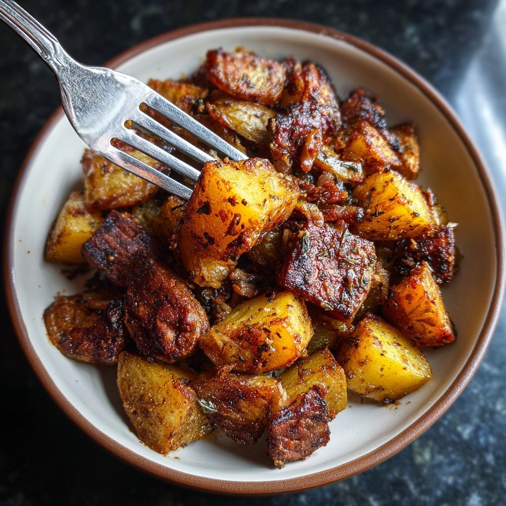 Smoky Steak Cajun Potatoes Spicy