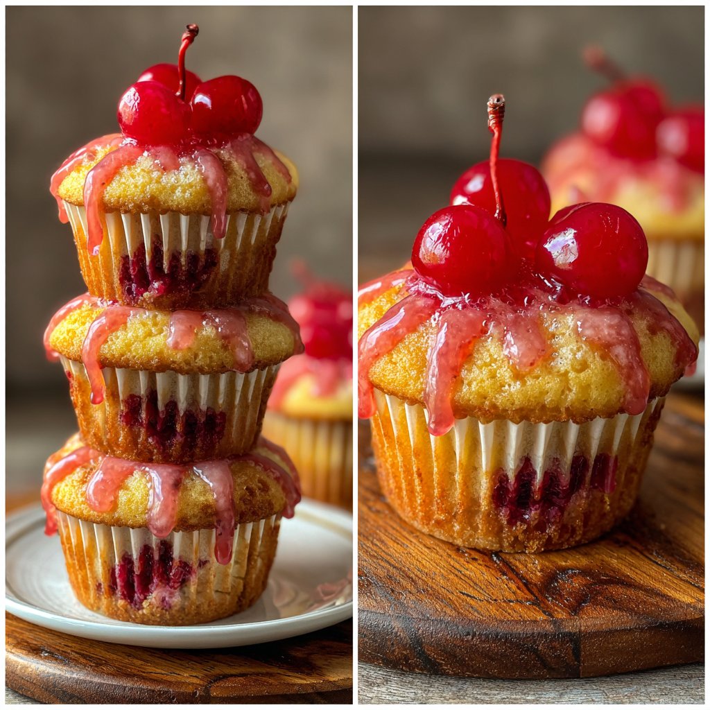 Cherry Fizz Cupcakes Delight