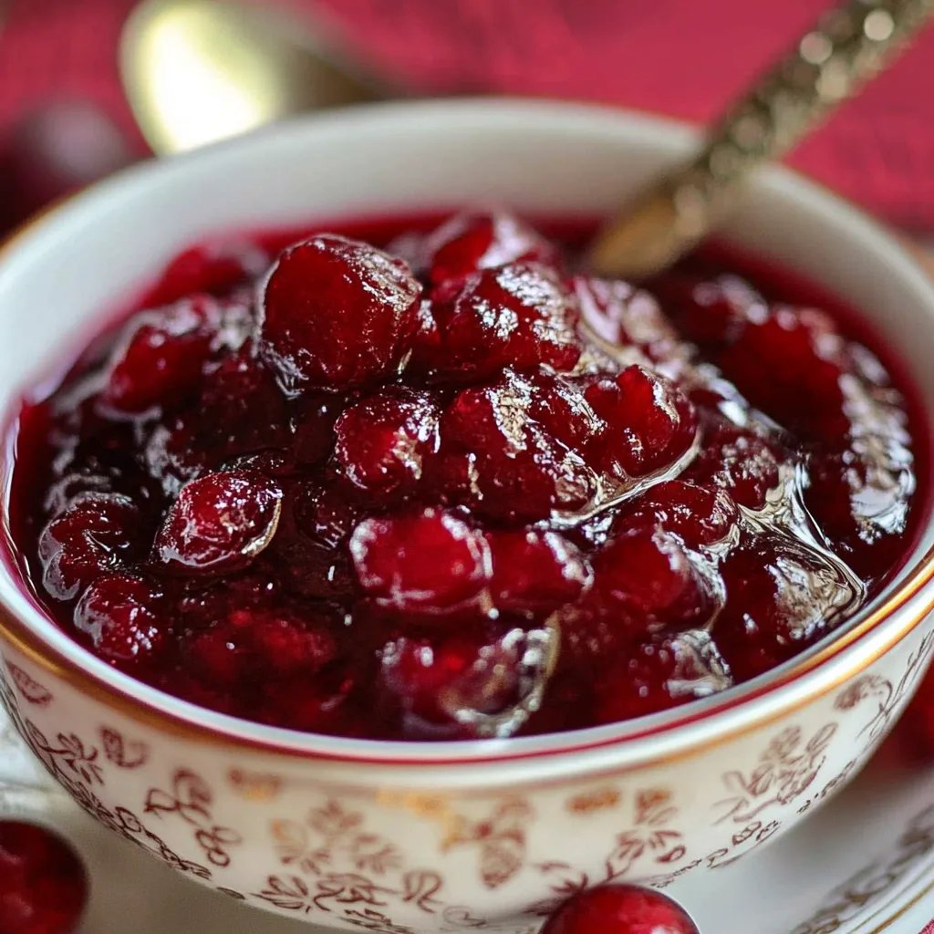 Tasty Christmas Cranberry Sauce