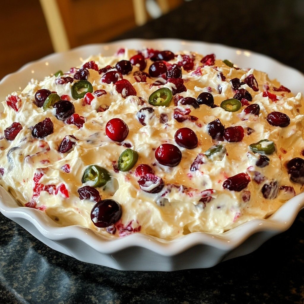 Cranberry Jalapeño Cream Cheese Dip