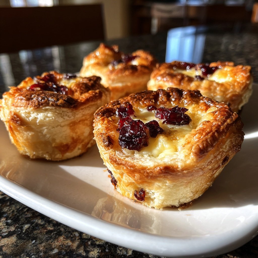 Mini Cranberry Brie Bites