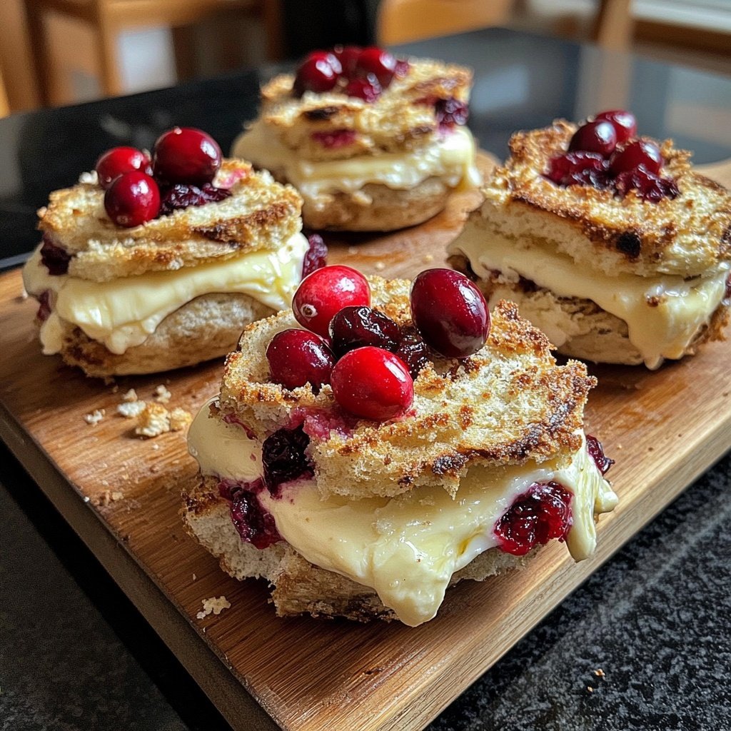 Cranberry Brie S'mores