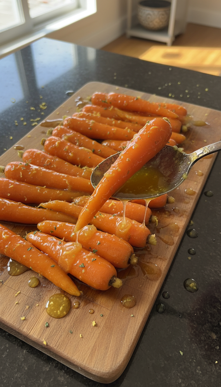 Limoncello Glazed Carrots