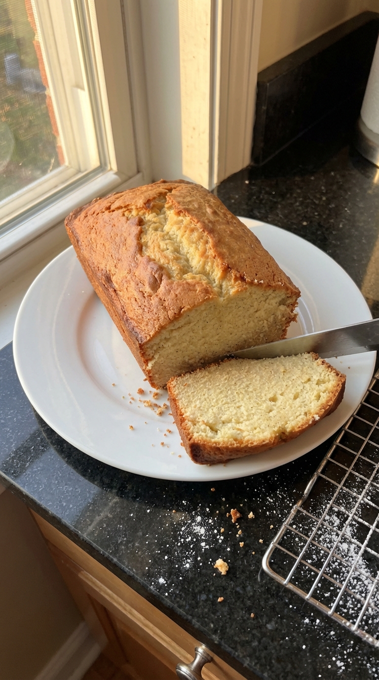Moist Vanilla Bean Pound Cake