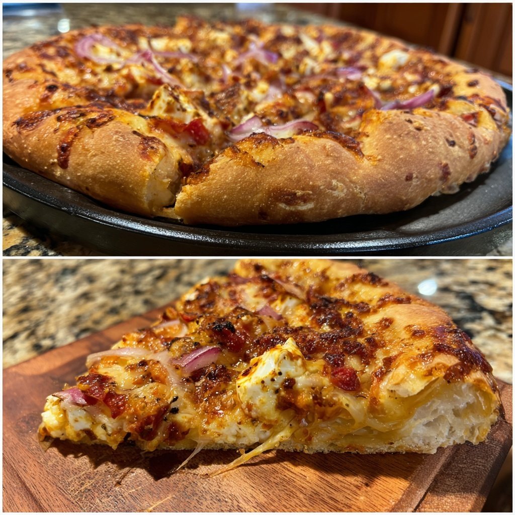 Indian-Inspired Pizza with Paneer Cheese